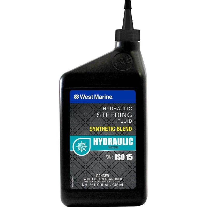 WEST MARINE Premium Hydraulic Steering Fluid, 32oz.