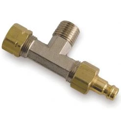 SEASTAR SOLUTIONS Horizontal Bleeder Tee, 3.8", Pack of 2