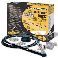 SEASTAR SOLUTIONS 16' Rack & Pinion Steering System - No Feedback, Dual Cable